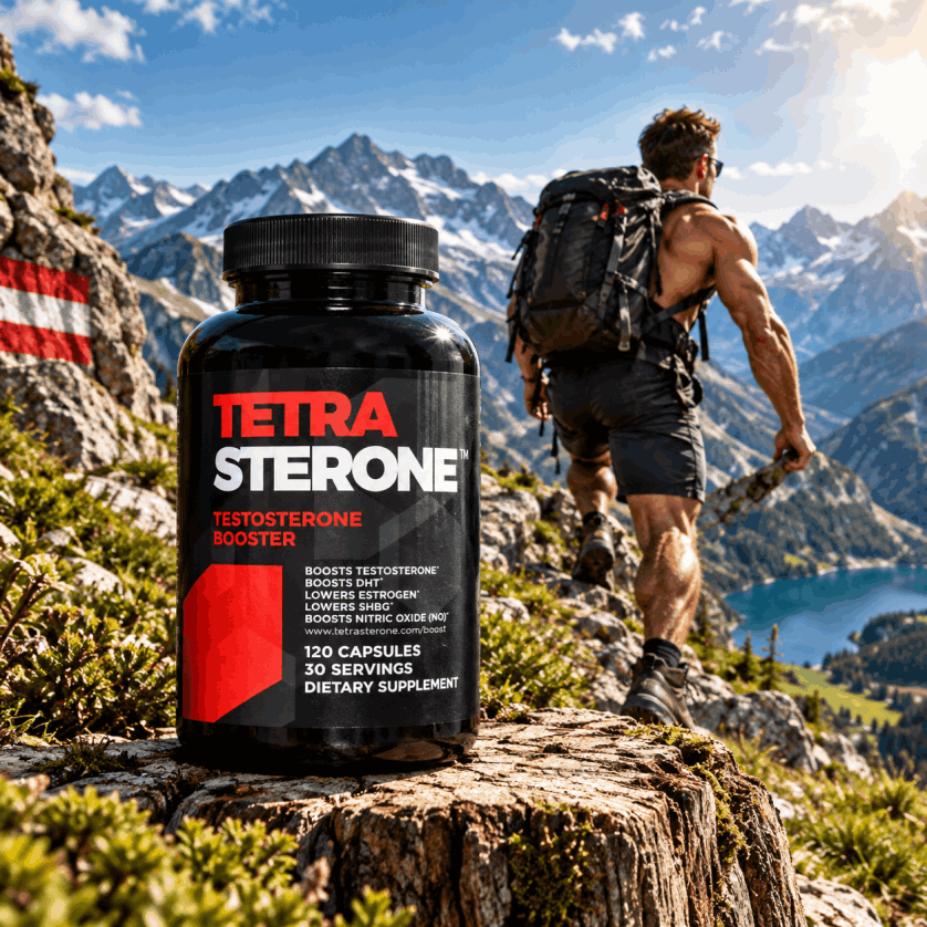 Tetrasterone 120 Kapseln von Drachensang mit rotem Drachen Logo – Geprüfte Qualität für langfristigen Wirkstoff Ladedruck und kontinuierlichen Muskelaufbau in Österreich