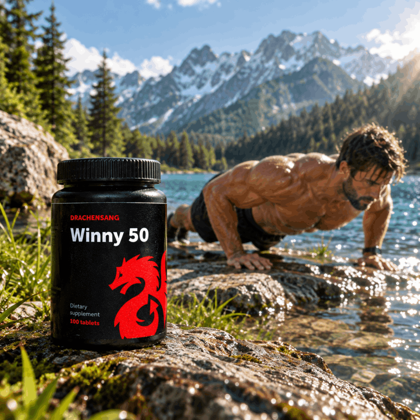 Winny 50 100 Tabletten von Drachensang mit rotem Drachen Logo – Geprüfte Qualität für präzise Definition, Gewebetrennung und harte Trainingszyklen in Österreich