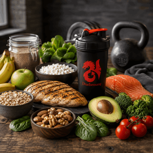 Drachensang Academy Österreich – Gesunde Ernährung für schnellen Muskelaufbau, hocheffizientes Meal Prep, Proteine und sportgerechte Ernährungspläne