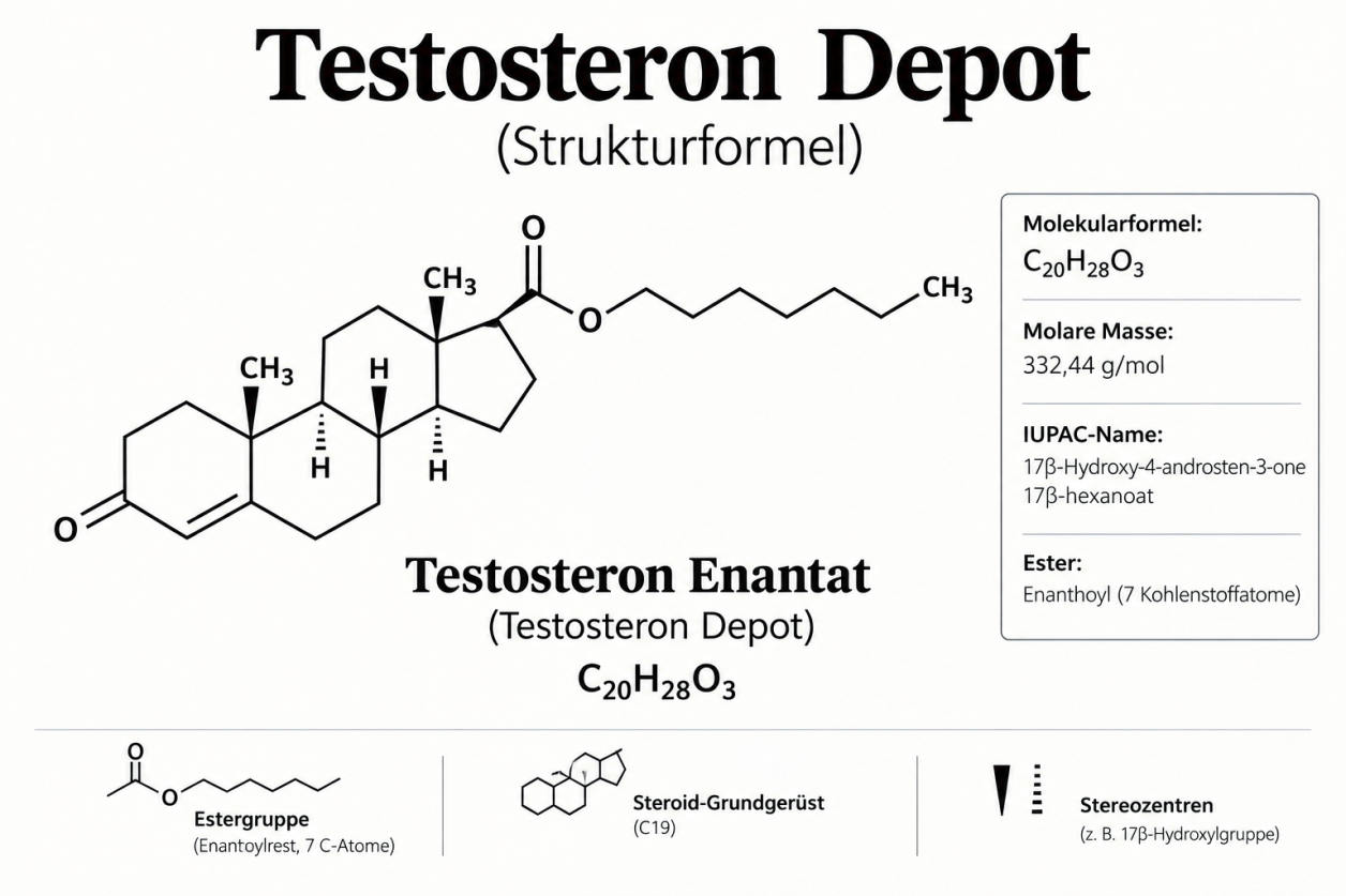 Testosteron Depot im Bodybuilding – Informationen zu Wirkung, Risiken und Eigenschaften